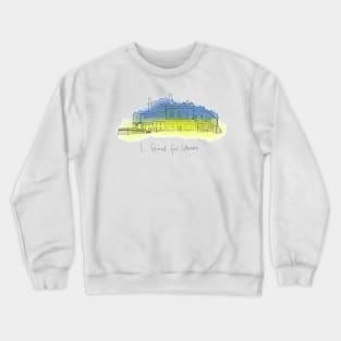 I Stand For Ukraine, Odessa City, Ukraine Flag, Ukraine Pride Crewneck Sweatshirt